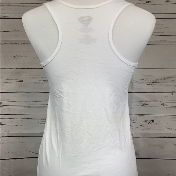 Superman America Red White Blue Tank Top size M - Picture 4 of 5